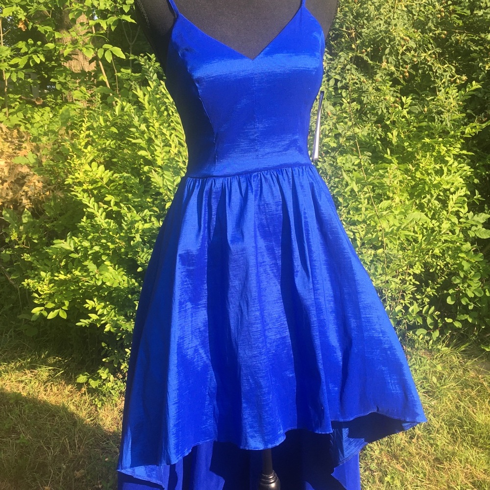 Royal blue formal dress